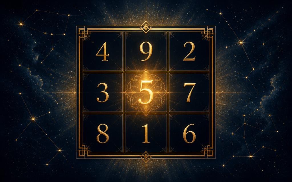 Lo Shu Grid illustration